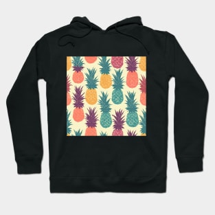 Pastel Pineapples Pattern Hoodie